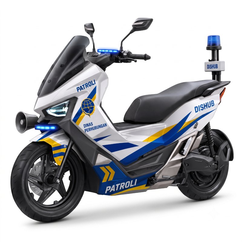 Motor Listrik Patroli Dishub